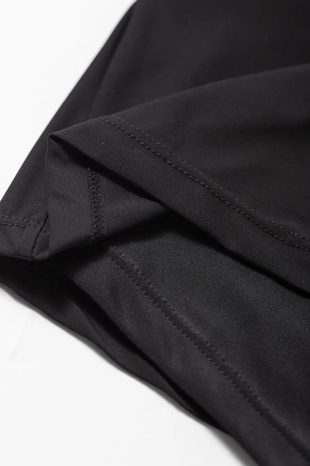 Pocketed Wide Waistband Swim Shorts