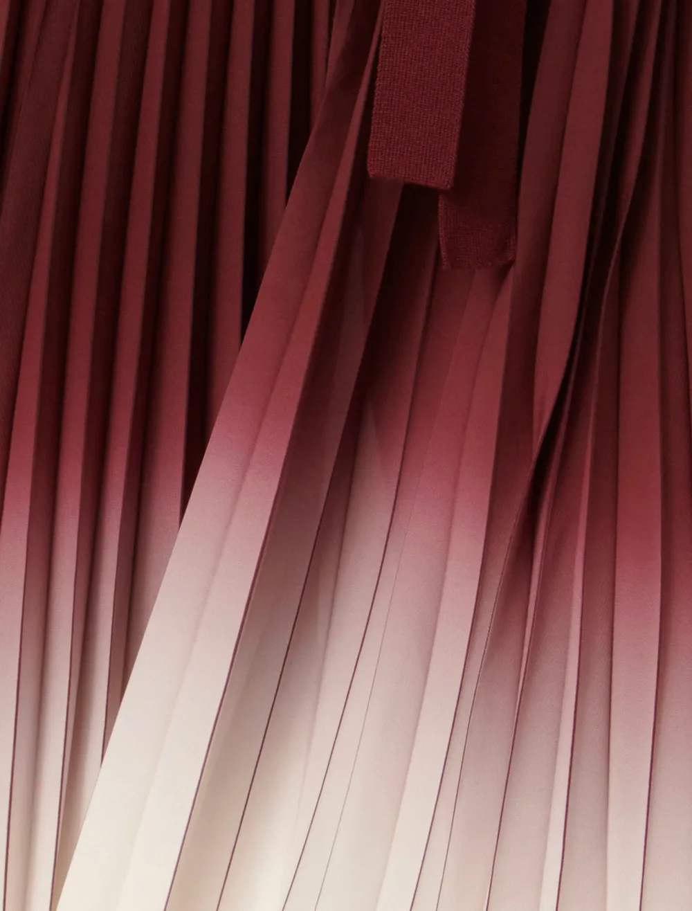 Ombre Pleated Midi Dress
