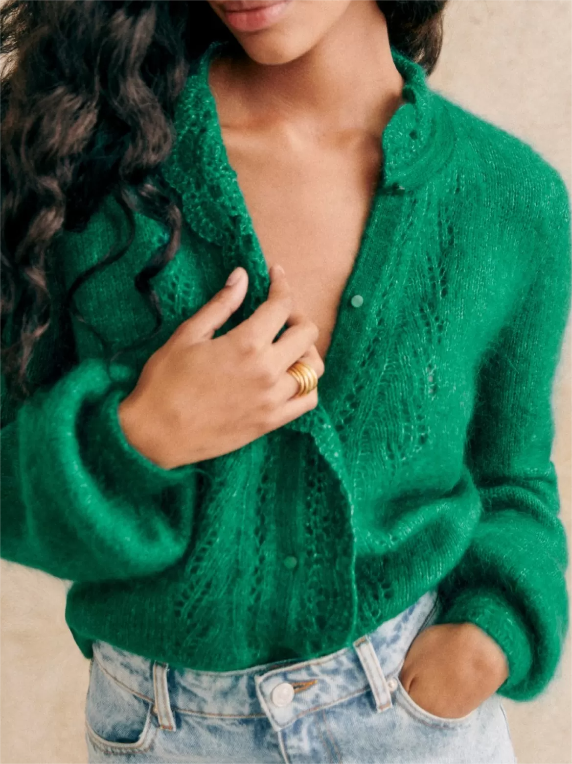 Mandarin Collar Knitwear