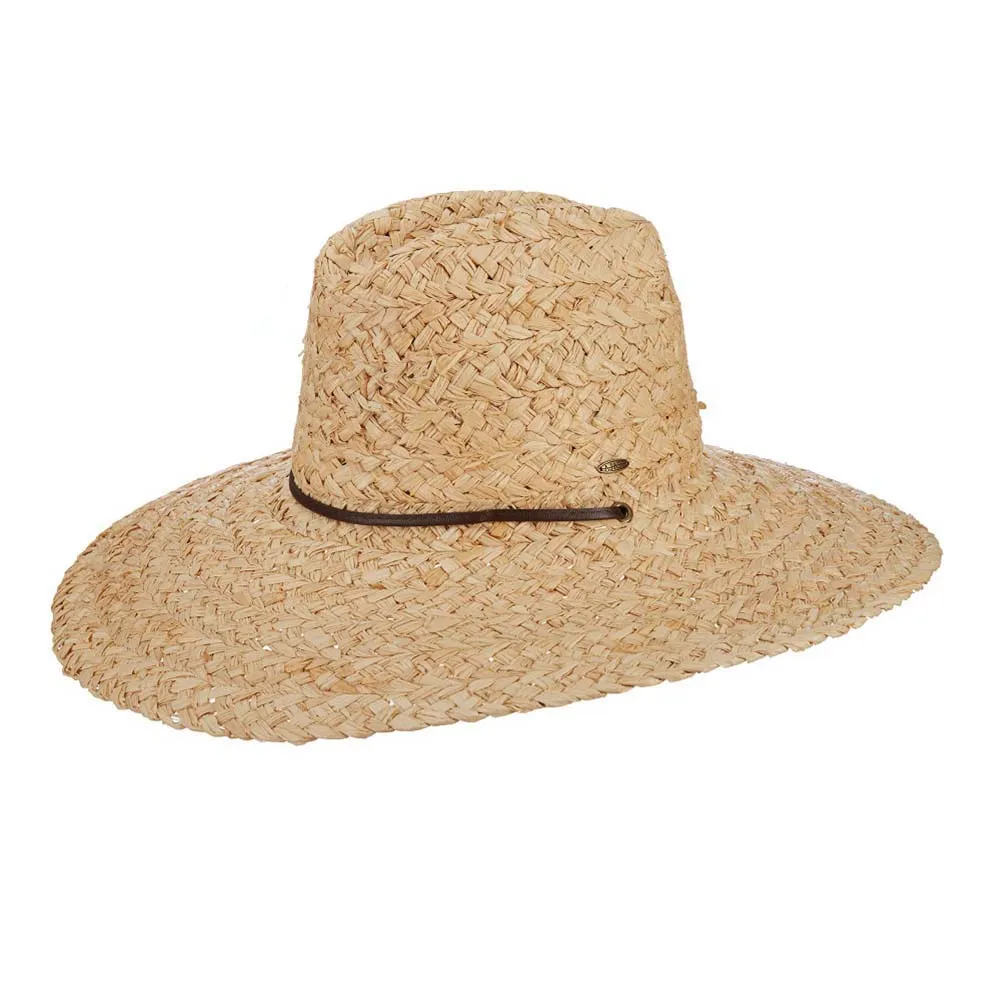 Women’s Wide Brim Straw Lifeguard Hat