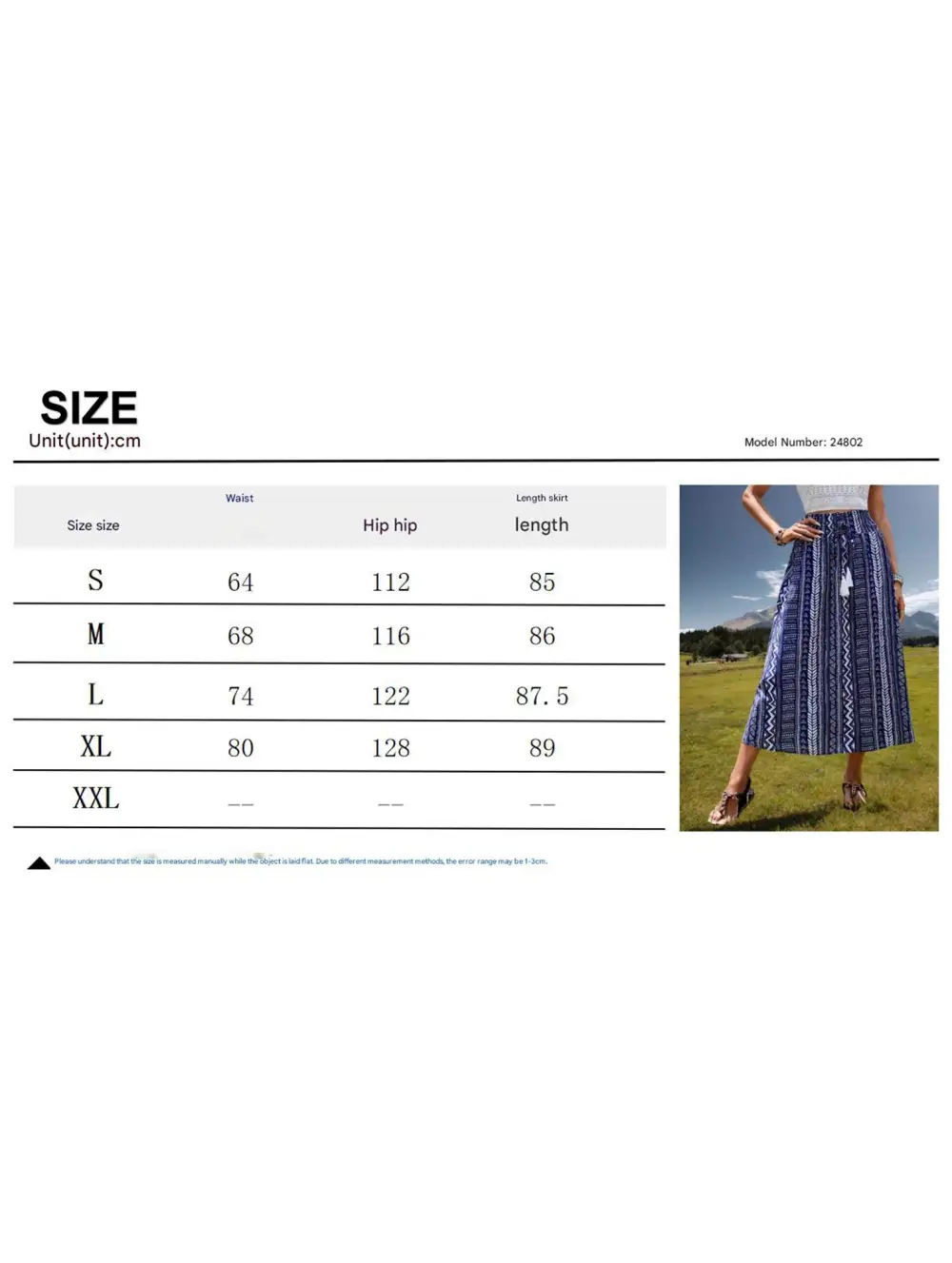 Boho Fringe Belt Tie Midi Skirt