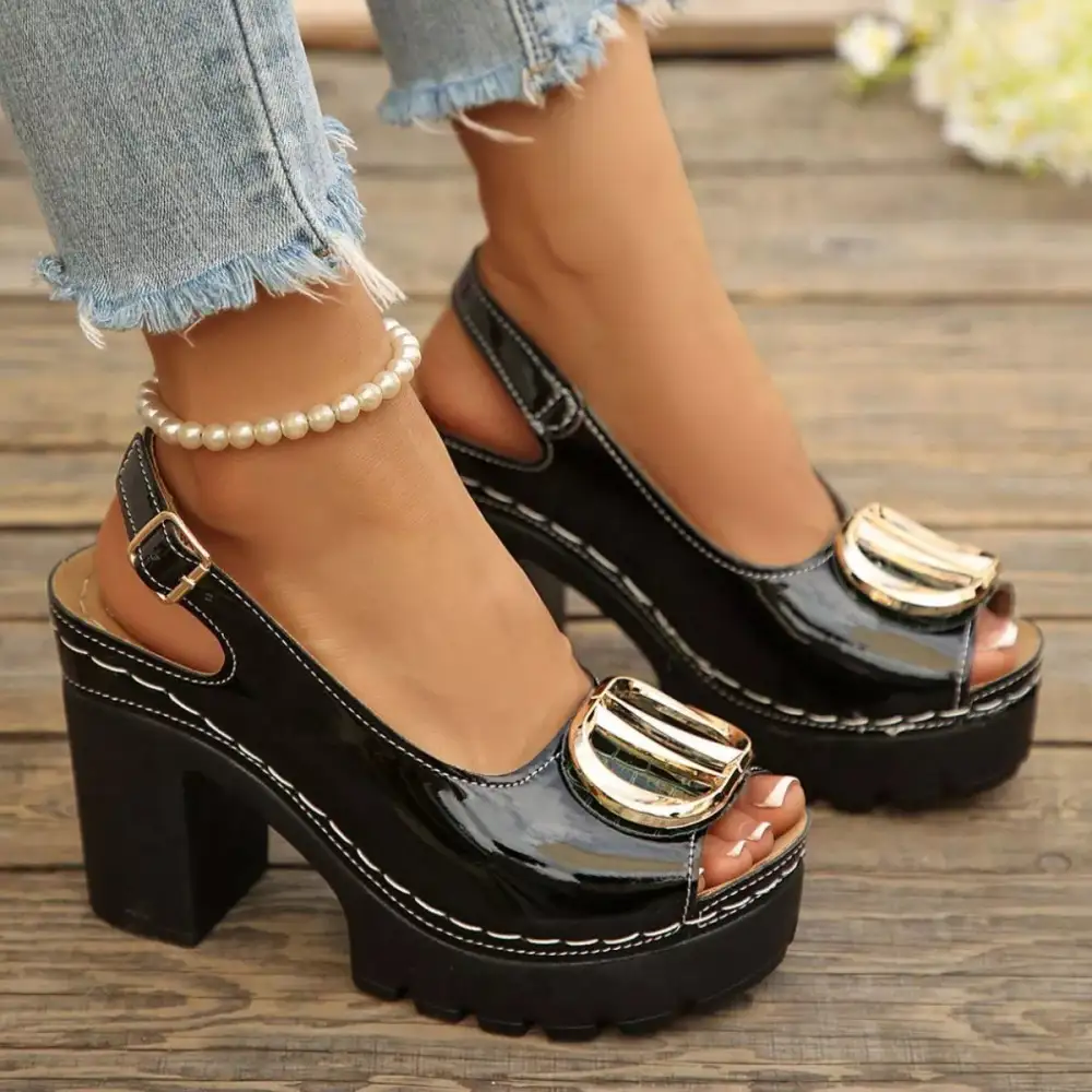 Refined Refined Refined Refined Refined Refined Refined Distinctive Everyday Open Toe Block Heel Sandals