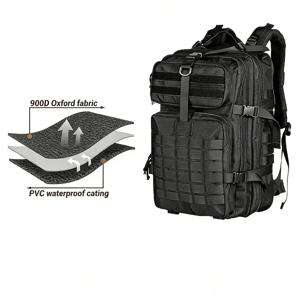 45L Military Tactical Backpacks For Men Army Camping Hiking Trekking Daypack Bug Out Bag