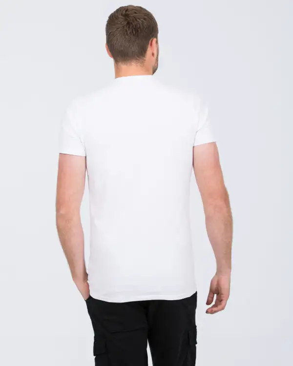Fitted Crew Neck Short Sleeve T Shirt