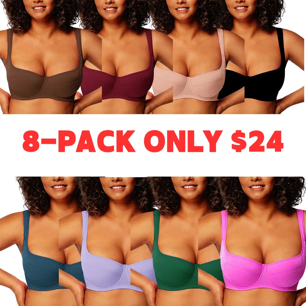 Women‘s Starry Night Lightly Padded Lightly Lined Demi Plus Size Balconette Bra