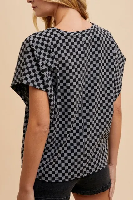 Relaxed Round-Neck Short-Sleeve Cotton T-Shirt