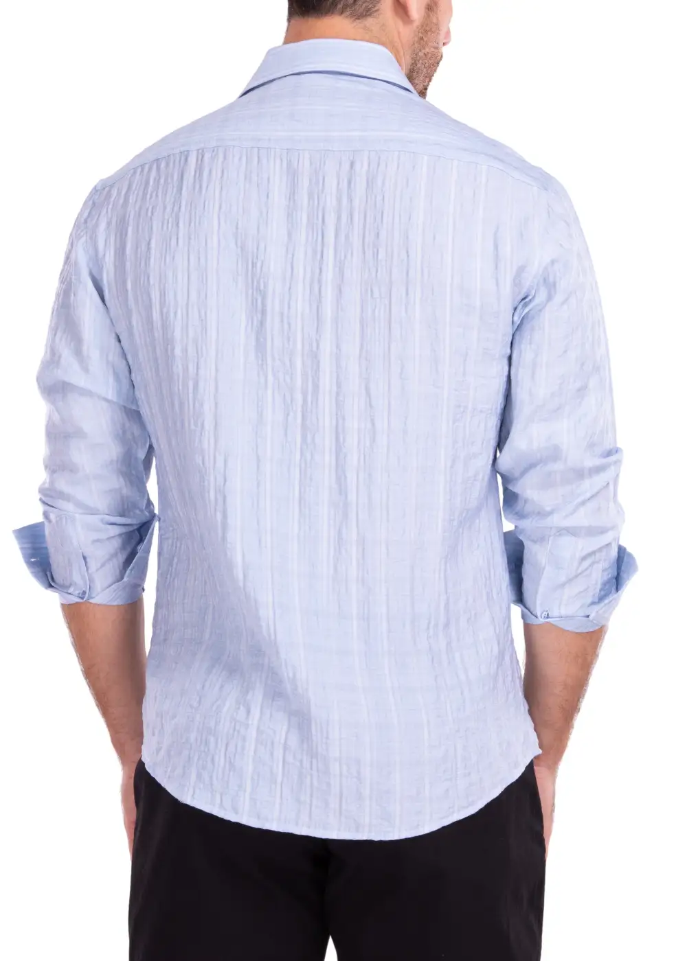 Subtle Print Long Sleeve Button Shirt
