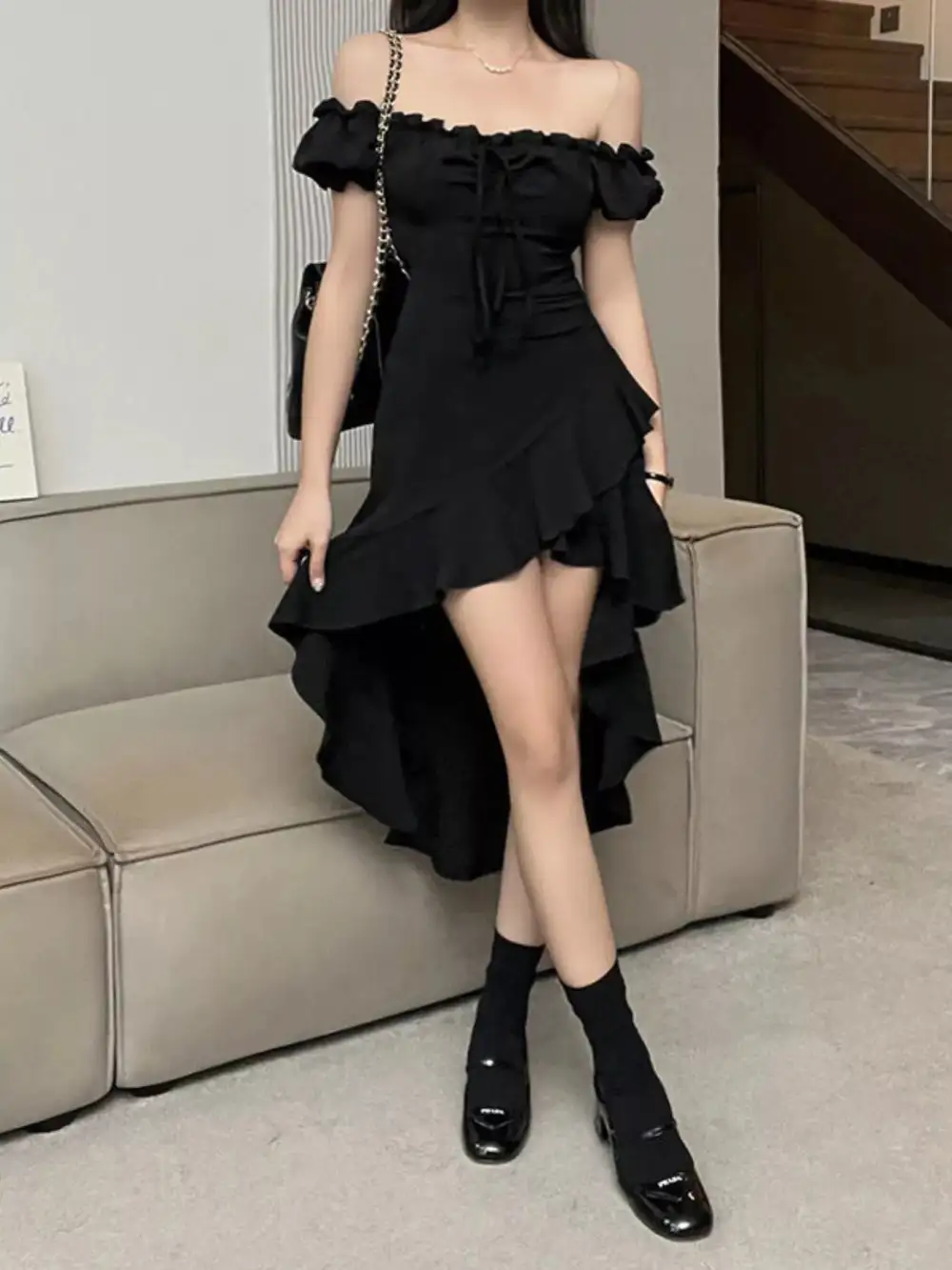 Ruffle Dress Casual