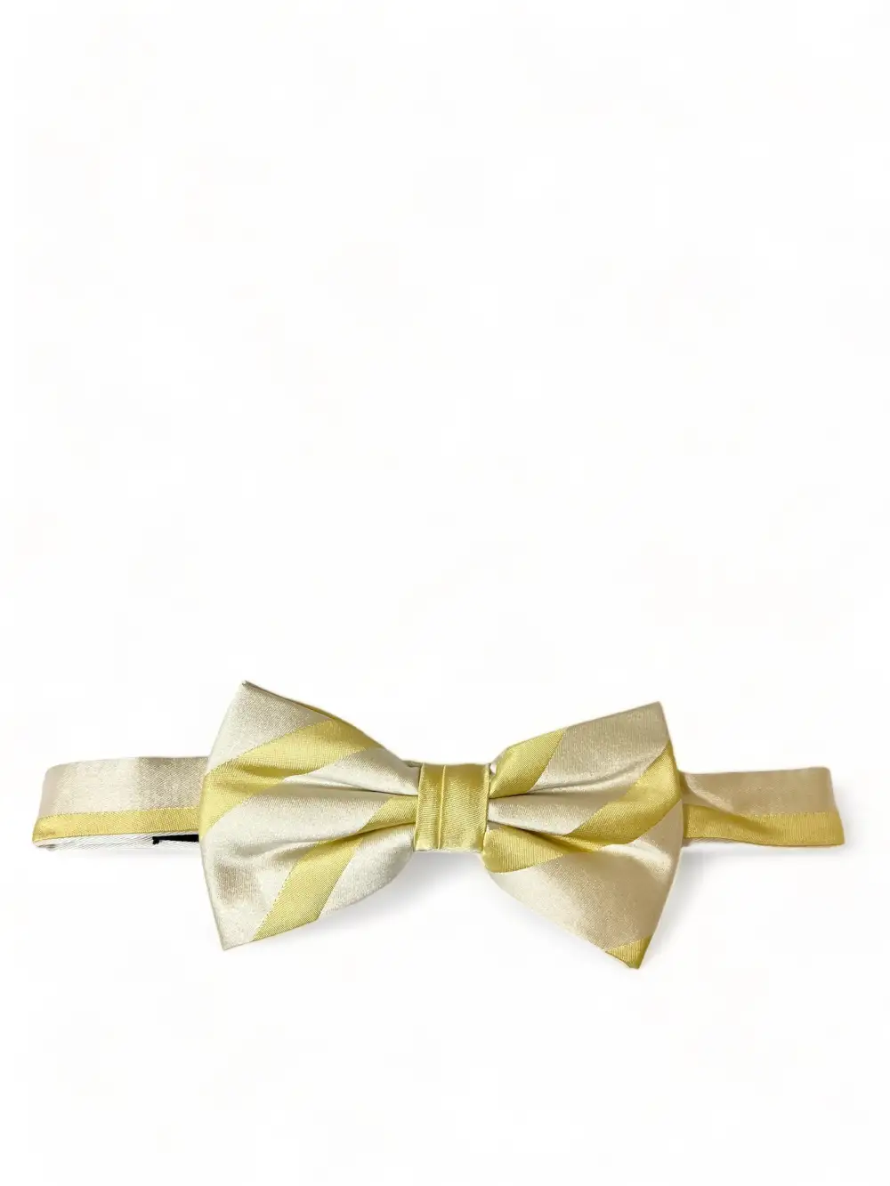 Traditional Striped Silk Bow Tie