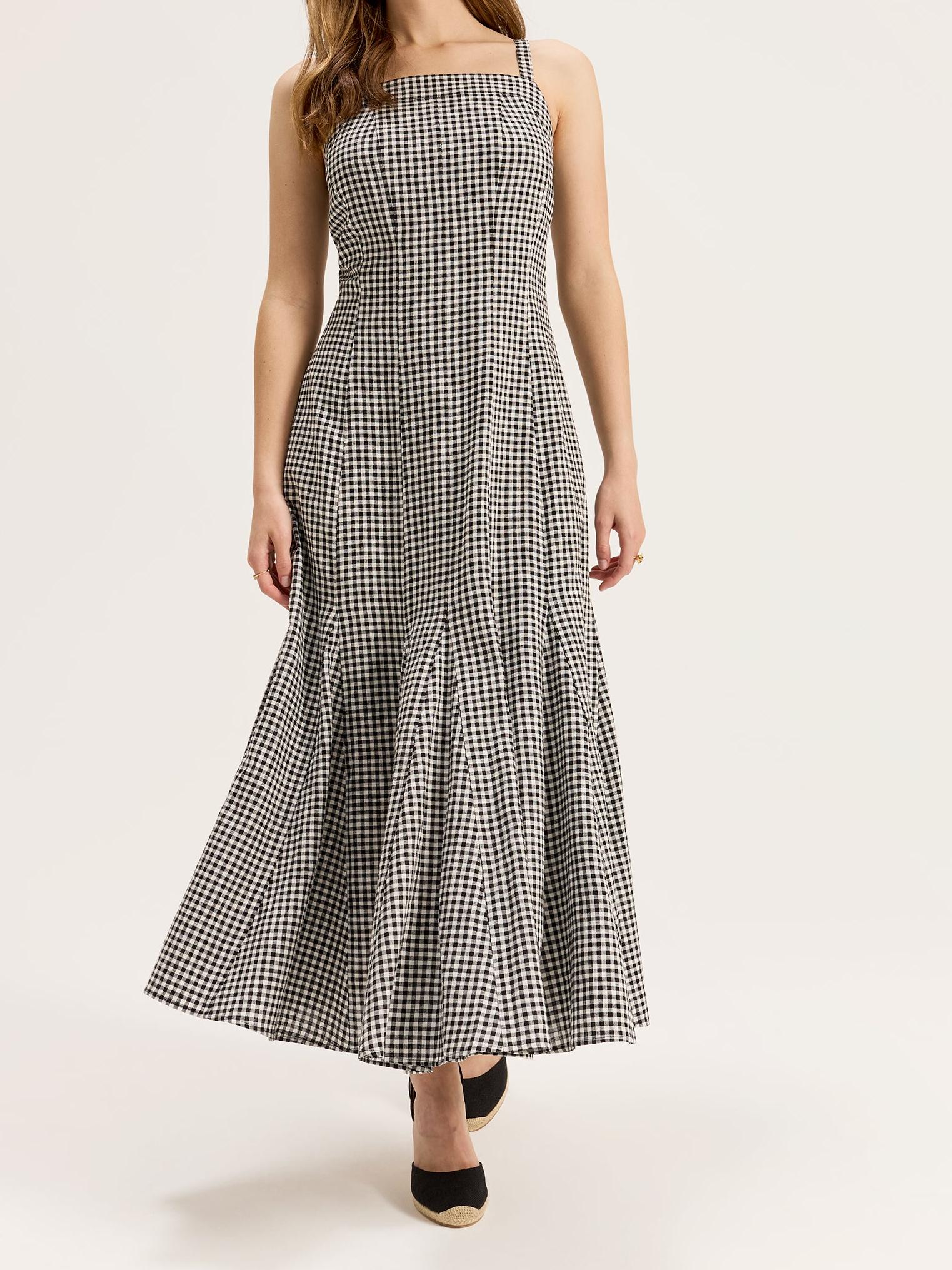 Courtside Check Dress