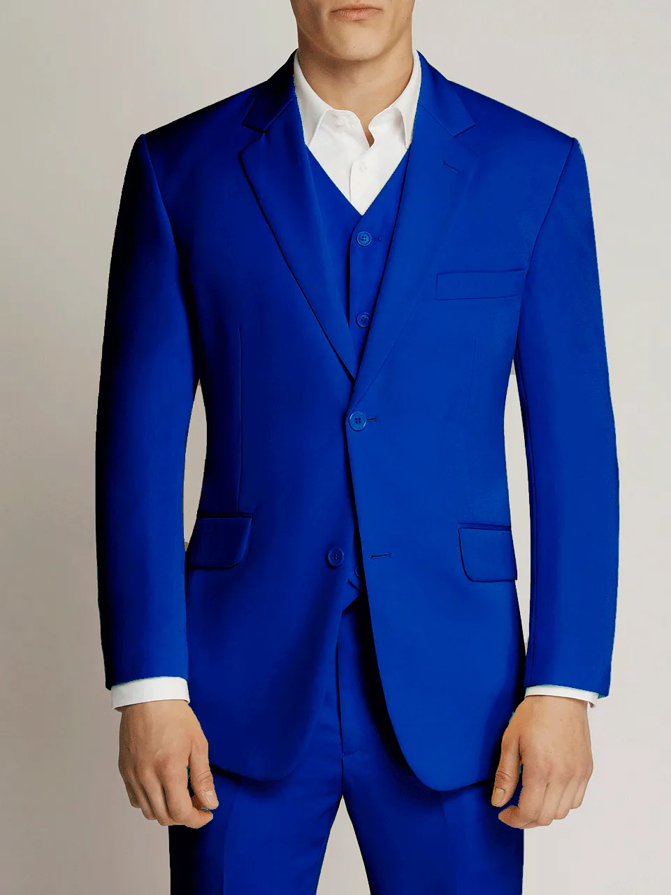 Men's Clean Cut Fine Twill Plain Microfibre Blazer