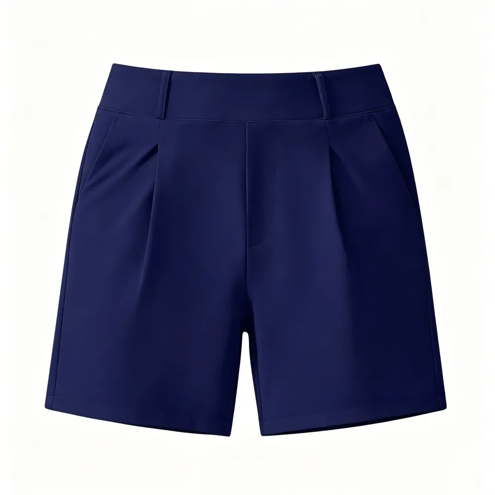 High-waisted casual summer shorts