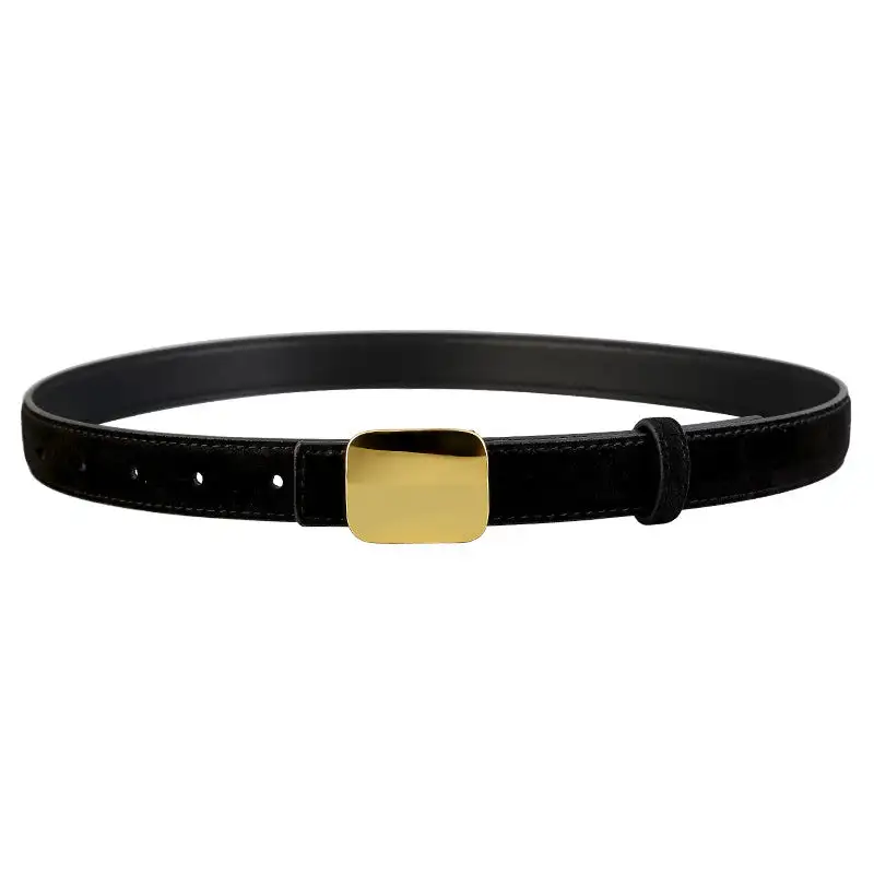 Light Golden Buckle Belt