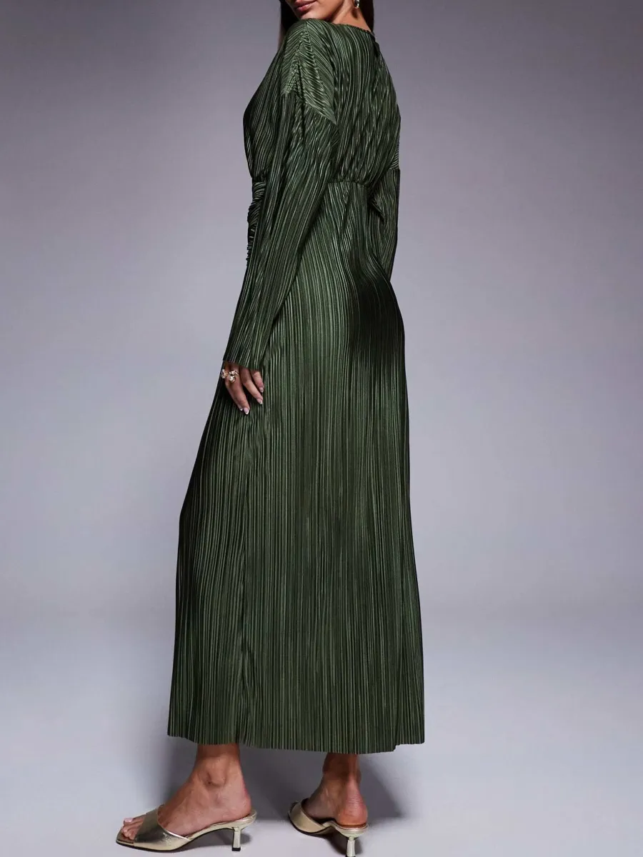 Chic Wrap Waist Dress