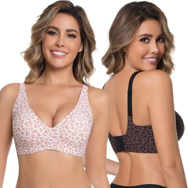 Women's Wireless Seamless Jelly Bra Deep V