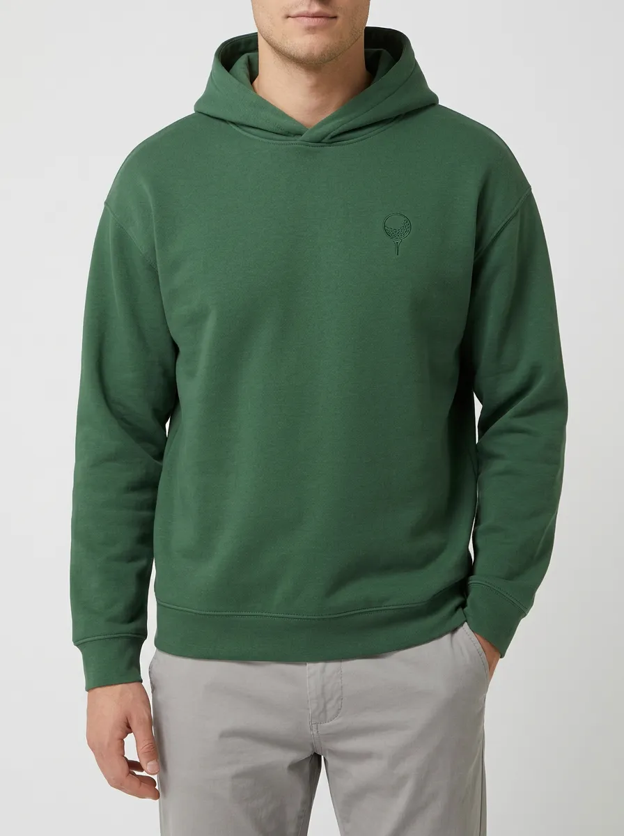 Relaxed Ball-On-Tee Golf Casual Hoodie