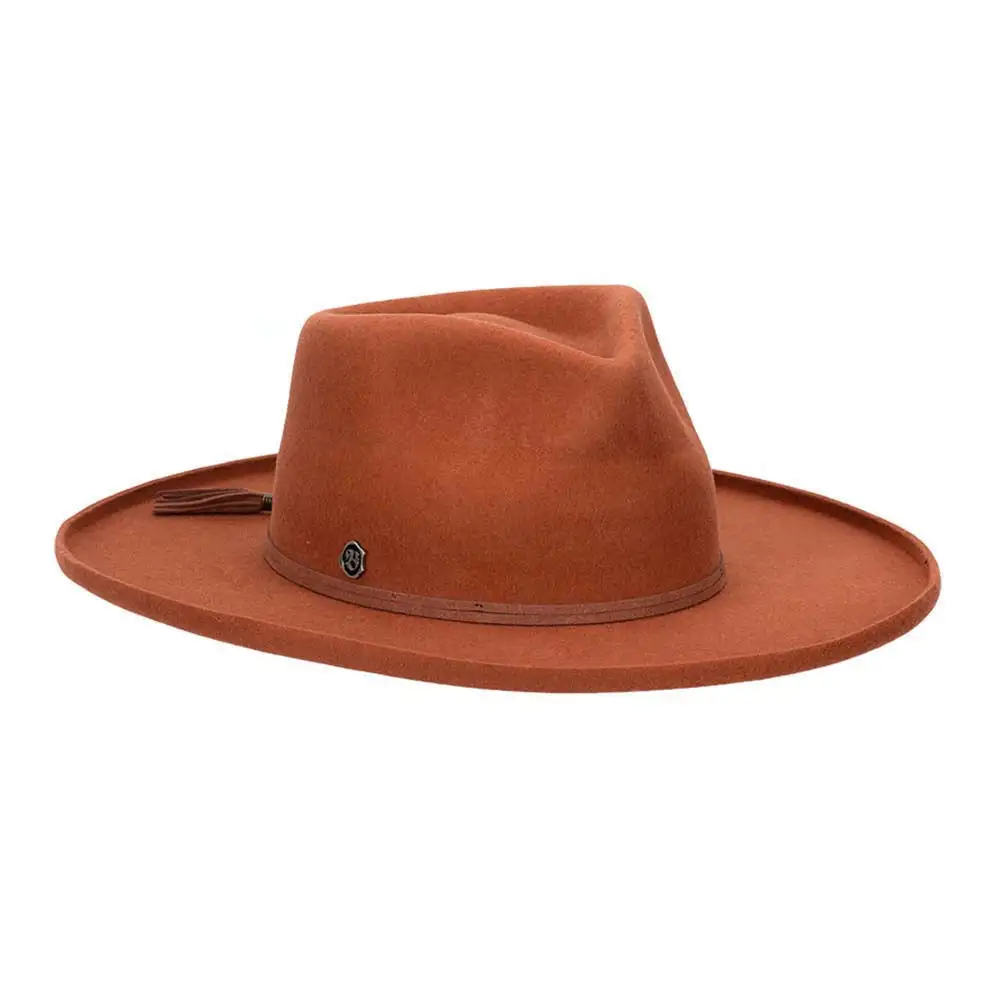 Women’s Travel Wide Brim Wool Felt Fedora Hat