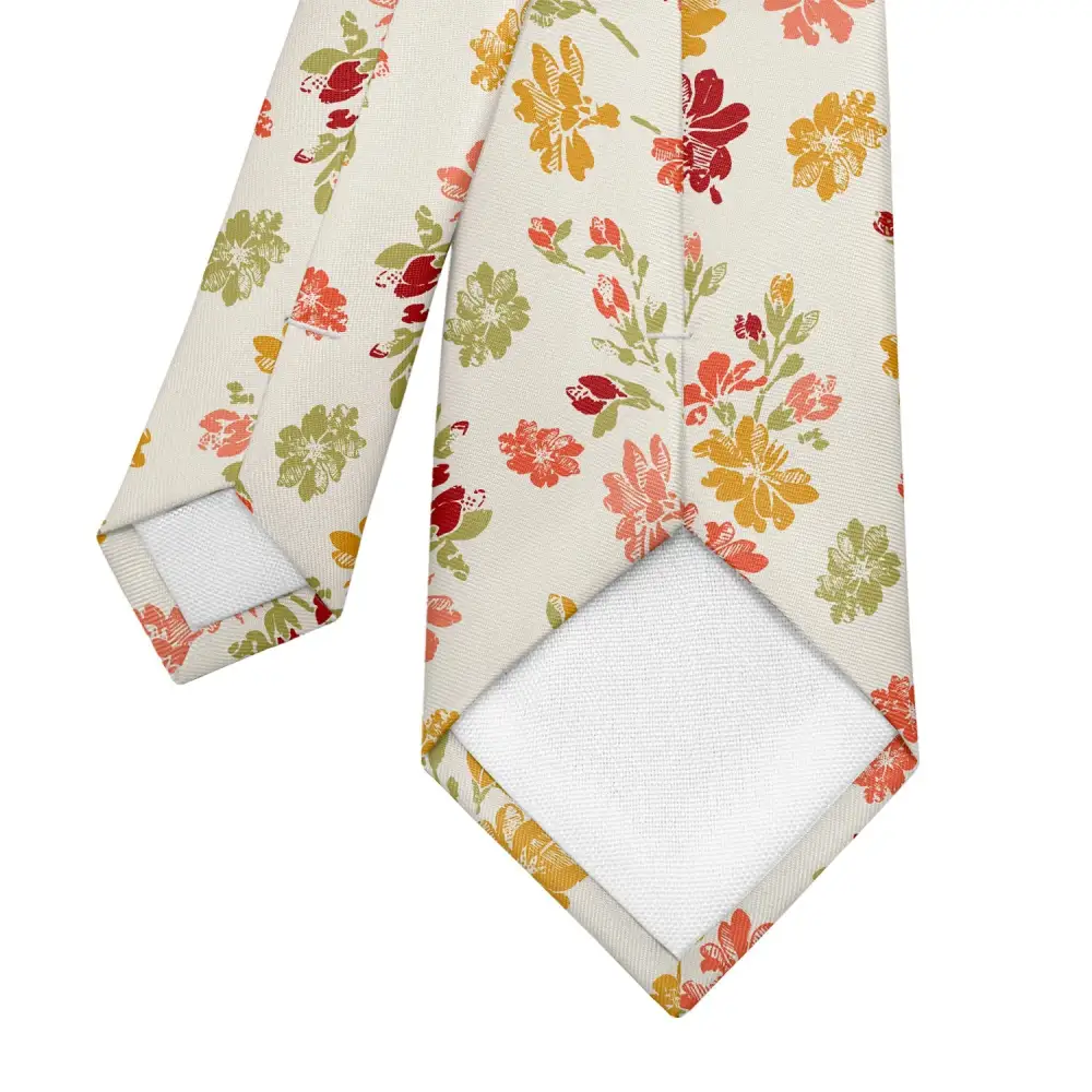 Timeless Floral Composition Necktie