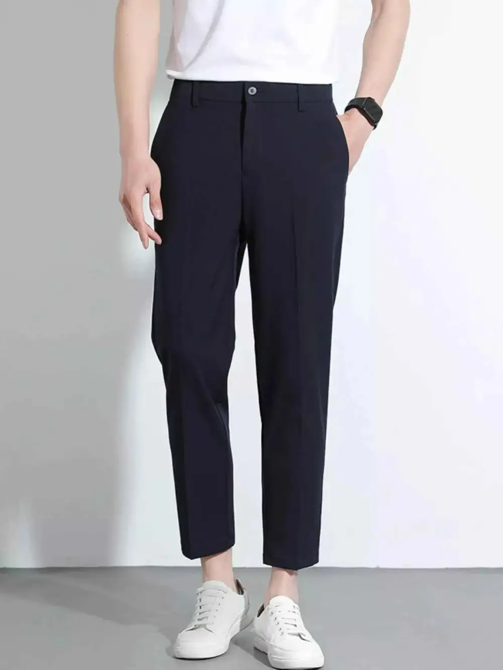 Slim Fit Cropped Pants