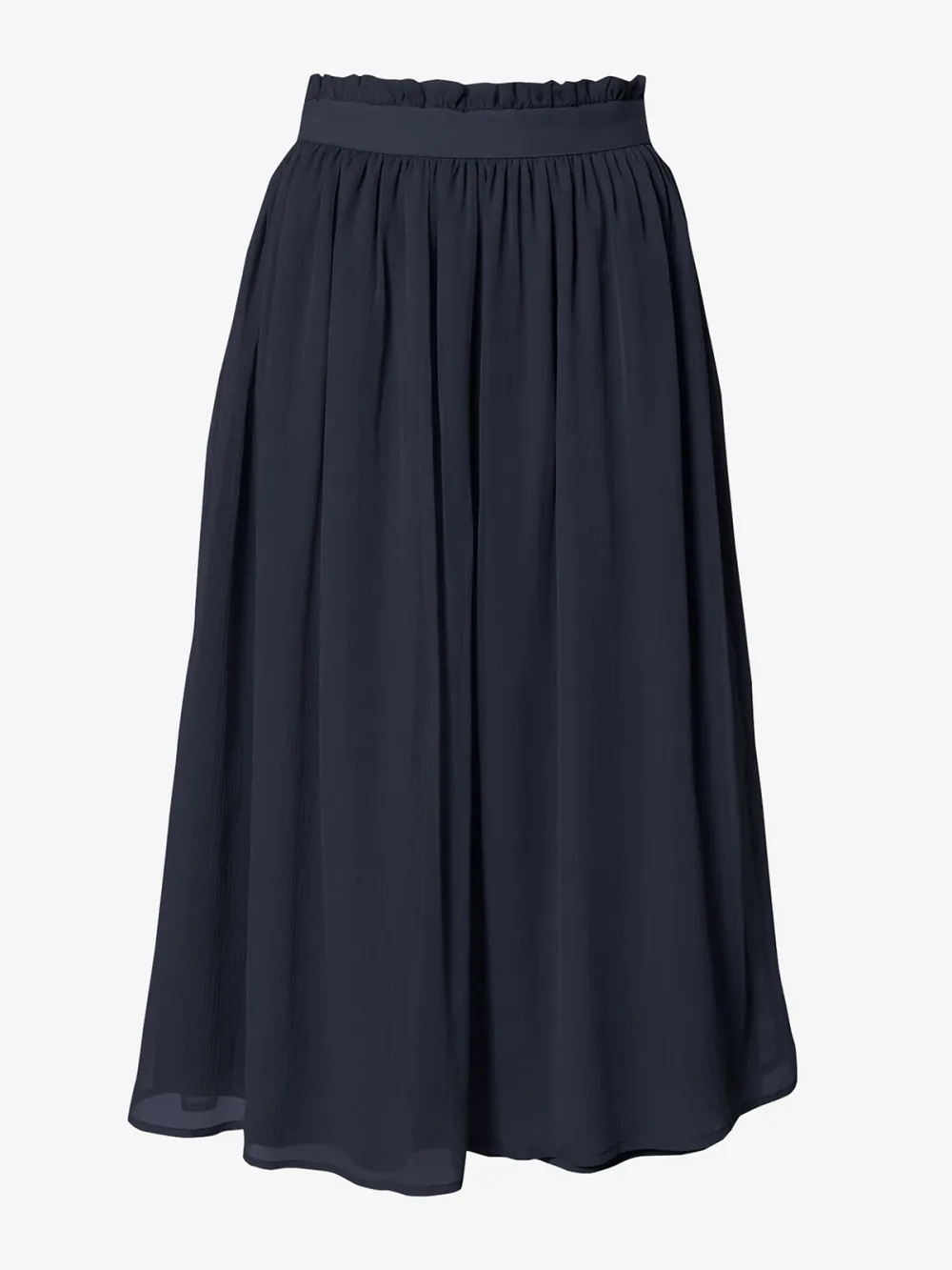 Elastic Waistband Casual Style A-line Skirt