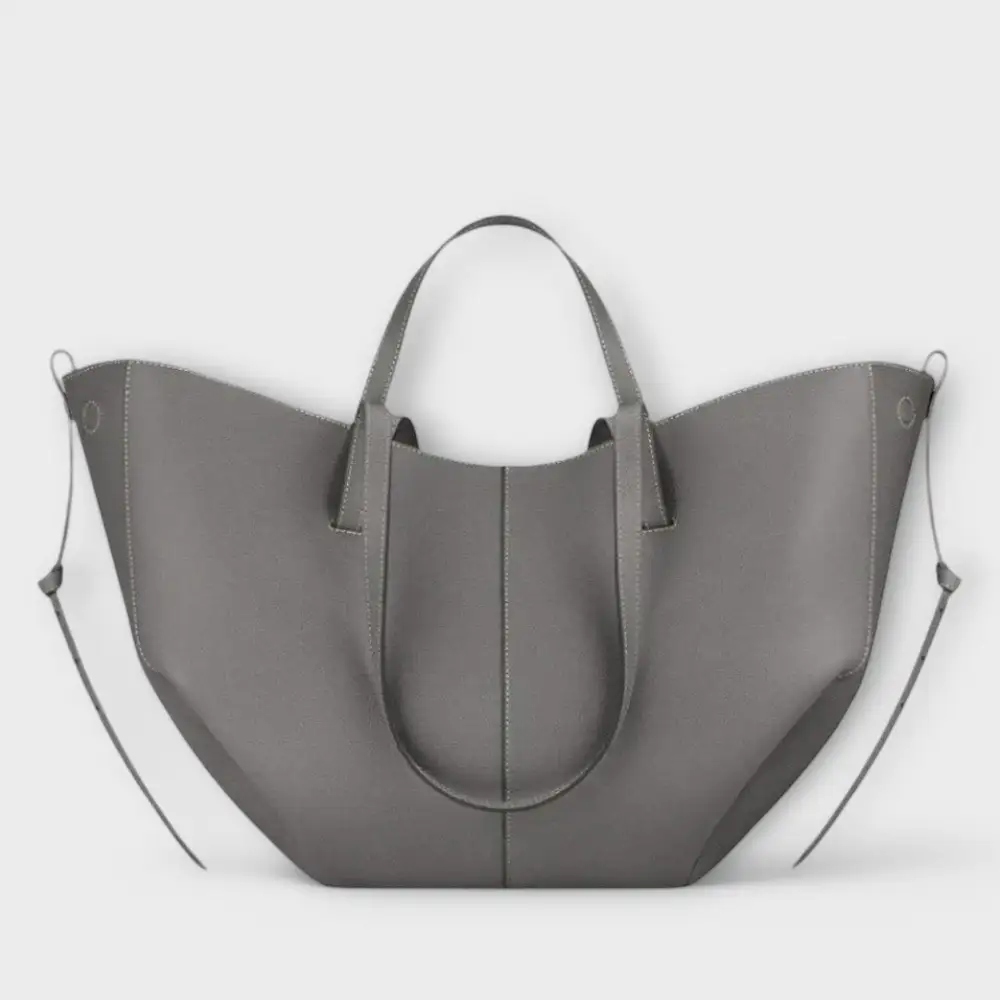 Boxy Twill Handbag