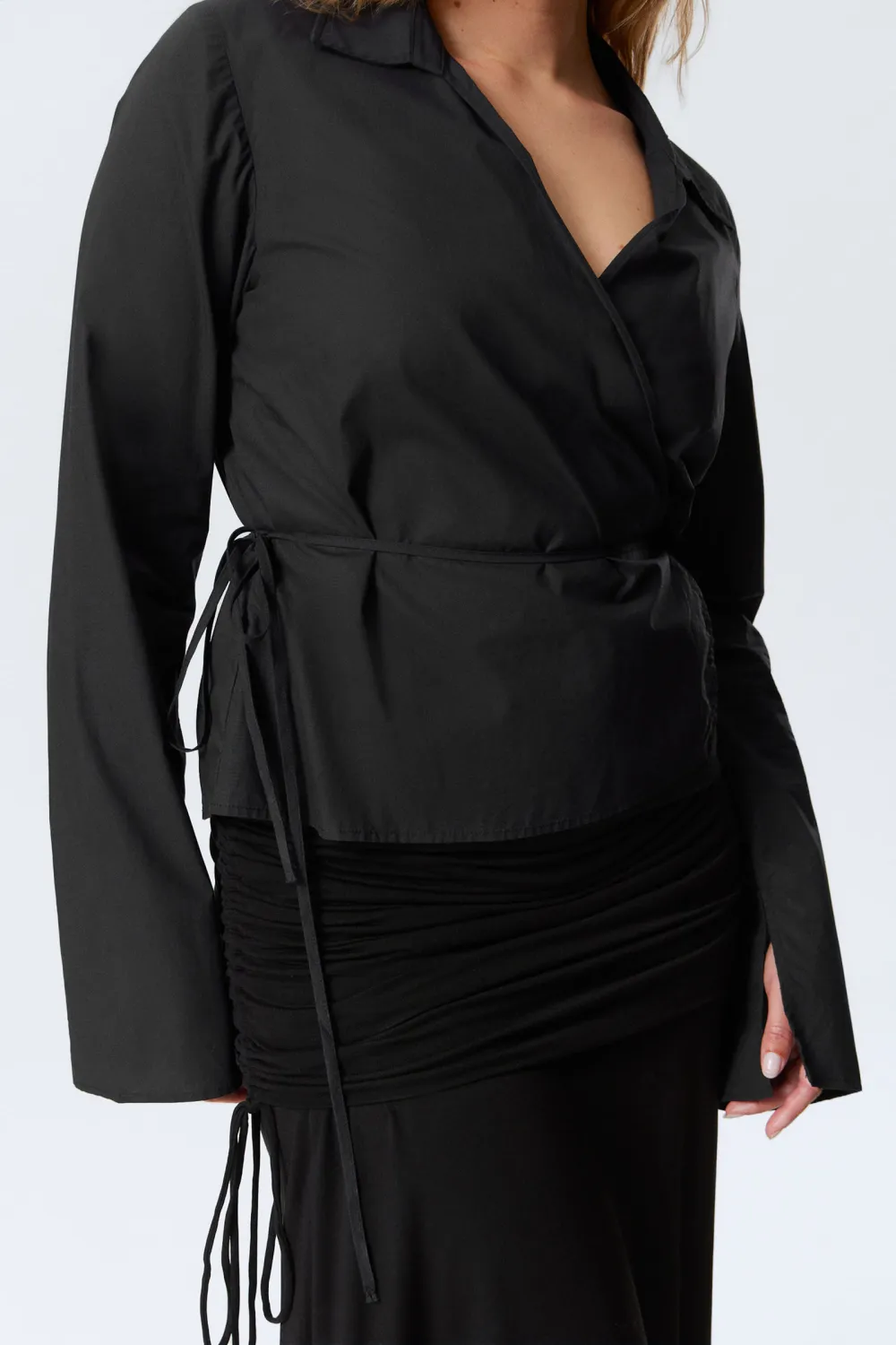 Tied Long Sleeve Shirt