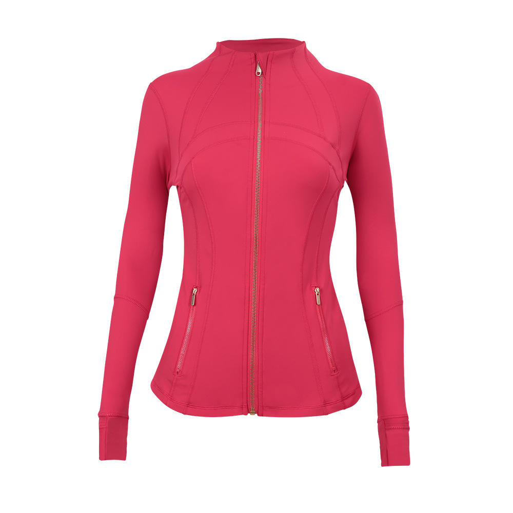 Women’s Quick-Dry Zip-Up Fitness Jacket