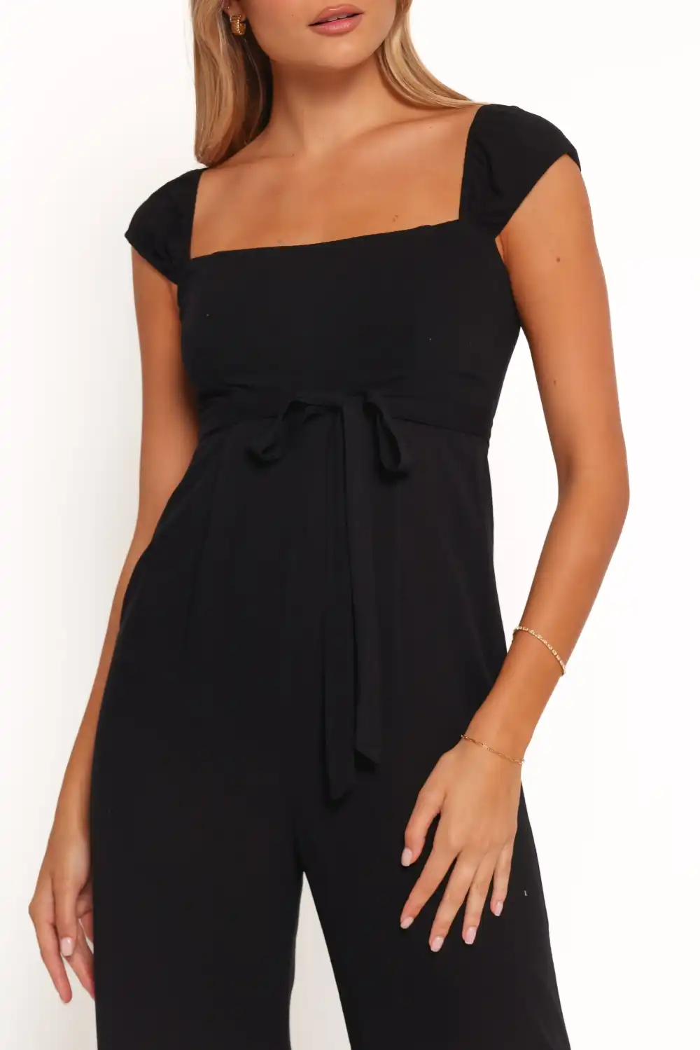 Straight-Leg Sleeveless Jumpsuit