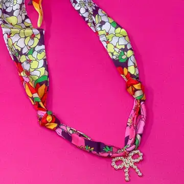 Bow Scarf Necklace