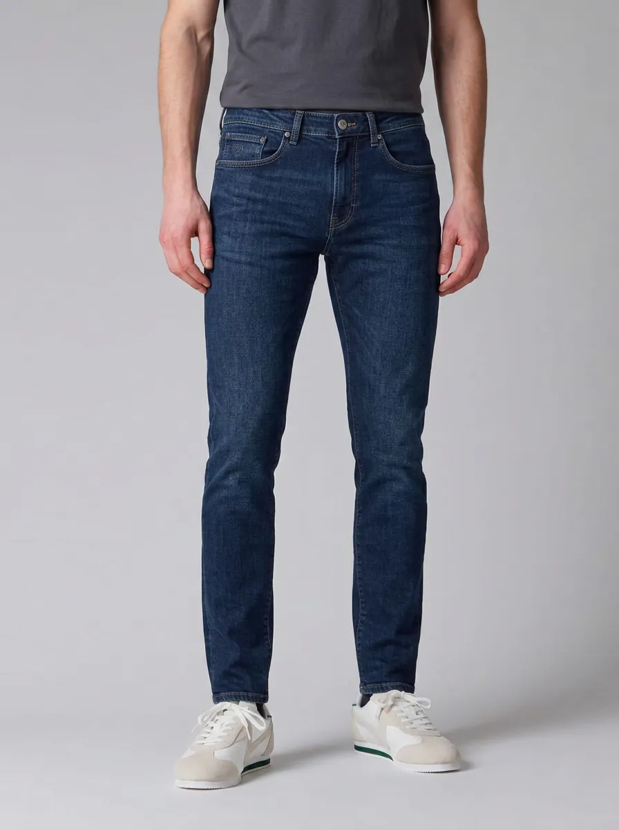 Men's Refined Comfort Casual Wear Stretch Denim Jeans