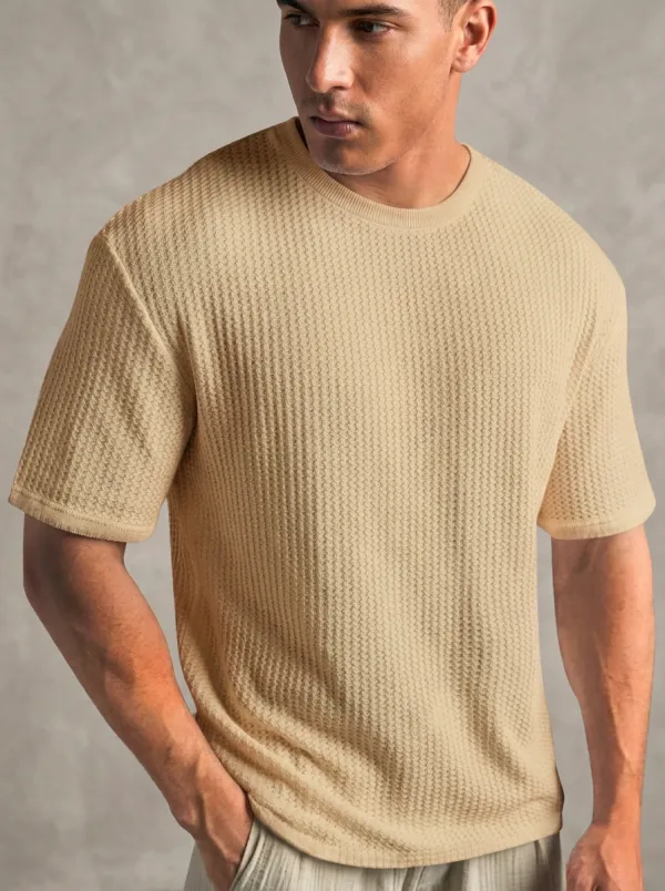 Refined Knit Men's Knit Crew-Neck T-Shirt
