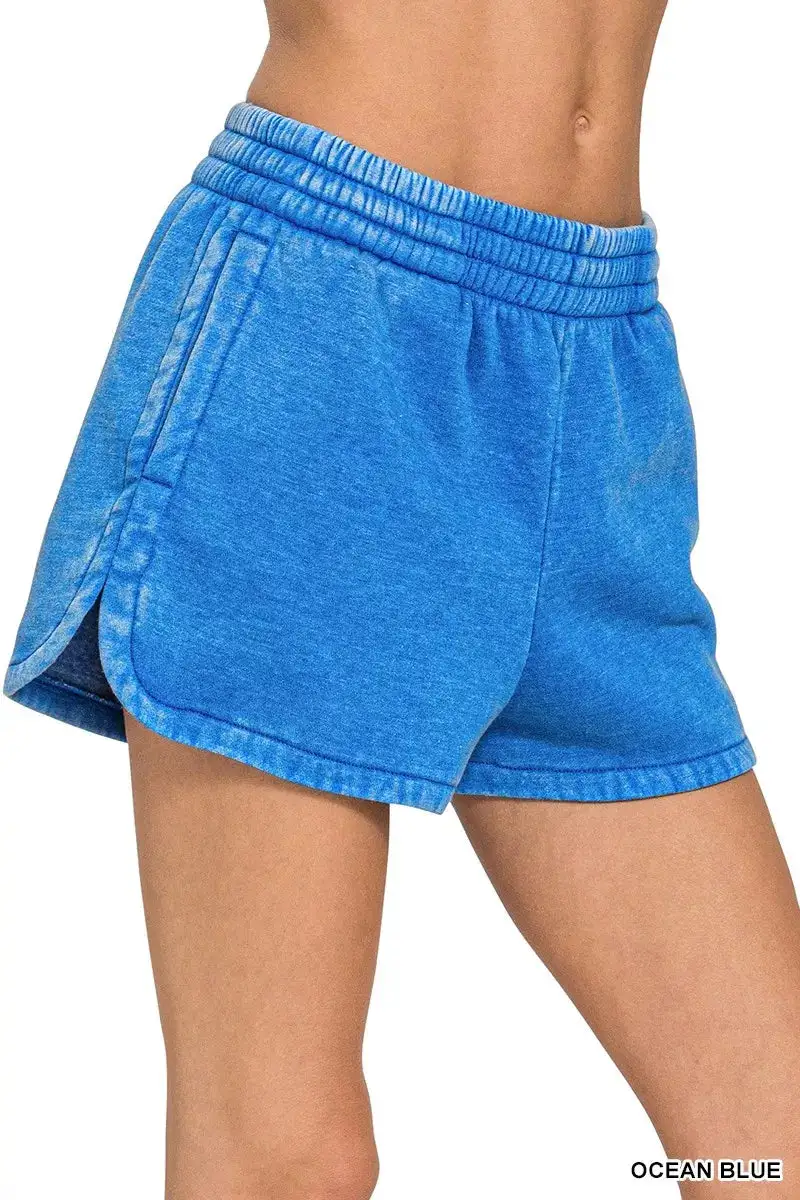 Soft Touch Elastic Waist Shorts