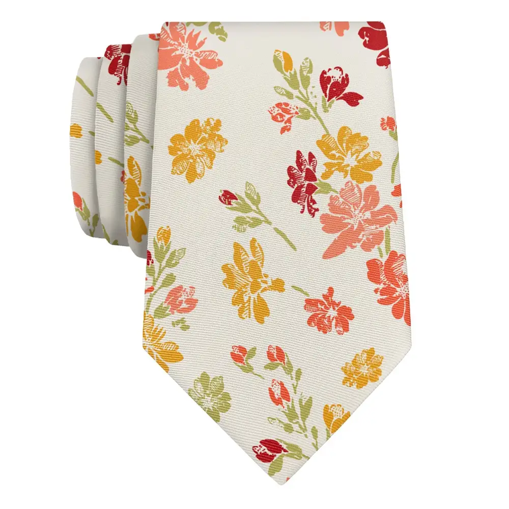 Timeless Floral Composition Necktie