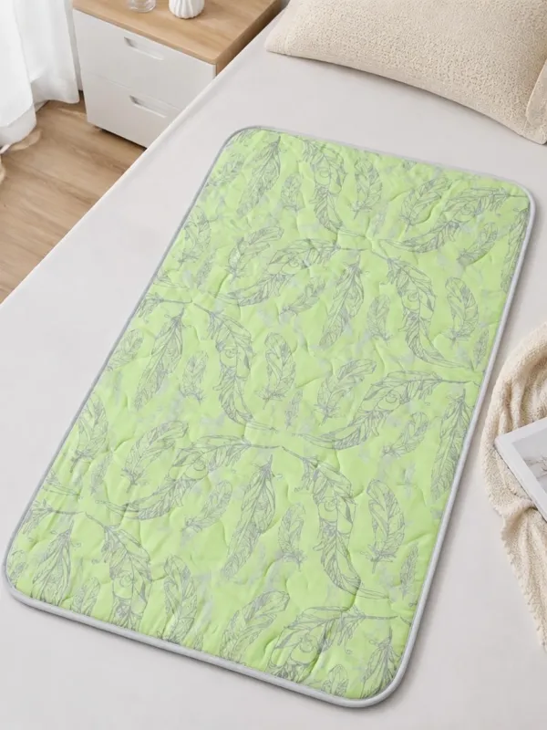 Boho Feather Pattern Cooling Mat