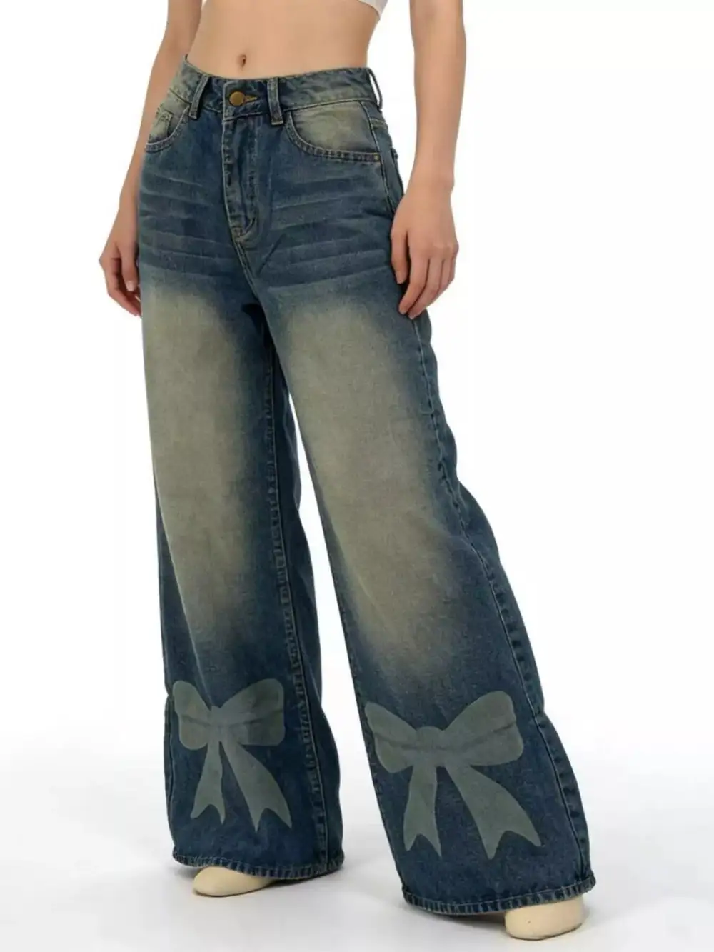 Breezy Sleeveless Denim Jeans