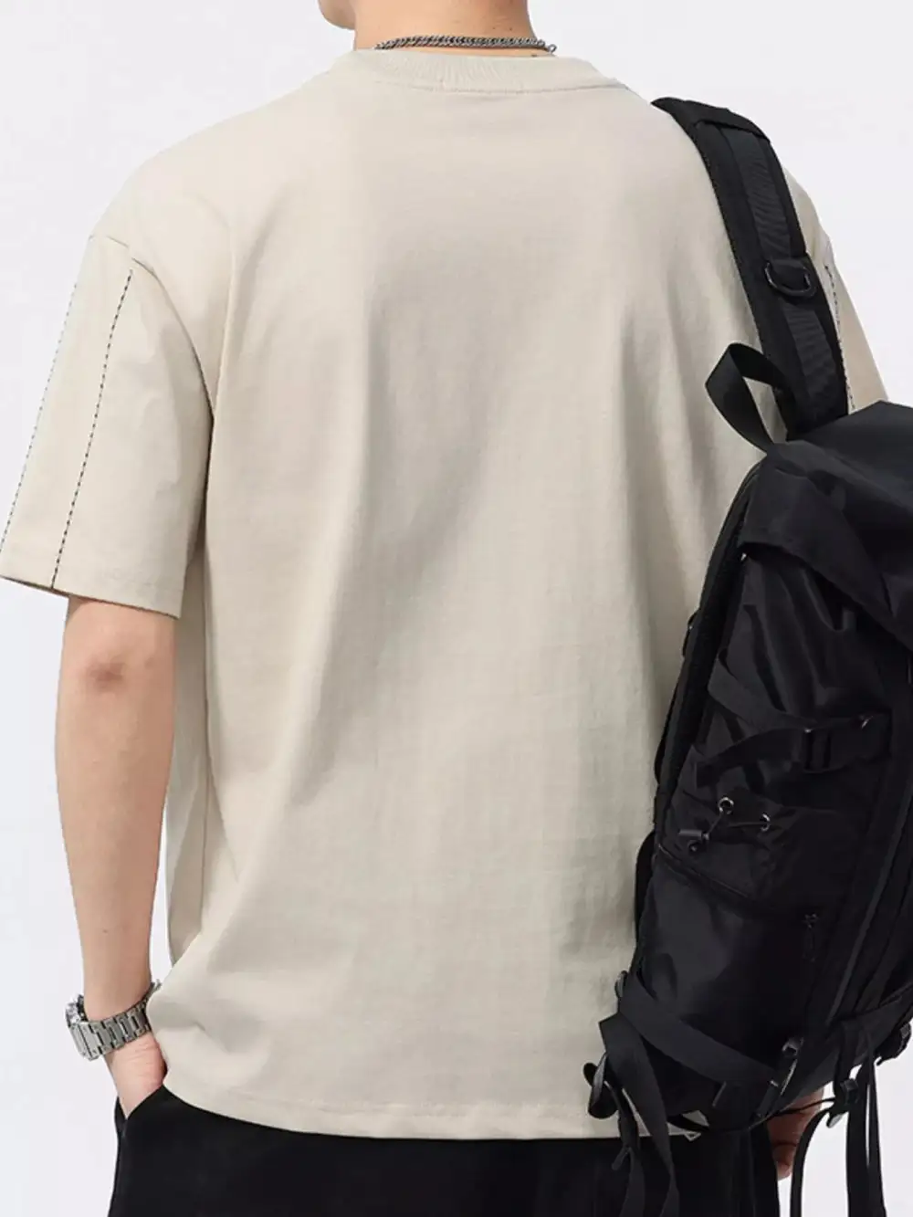 Embroidery Pattern Oversized T-Shirt
