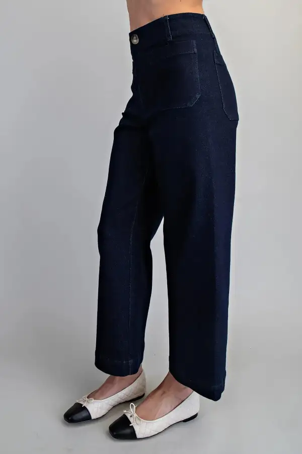 Mineral Washed Straight Pants
