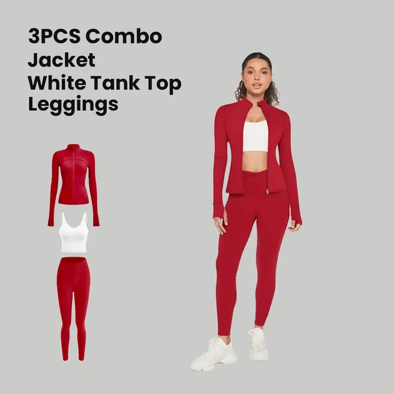 Slim-It BBL Jacket and Crossover Yoga Leggings Daily Set