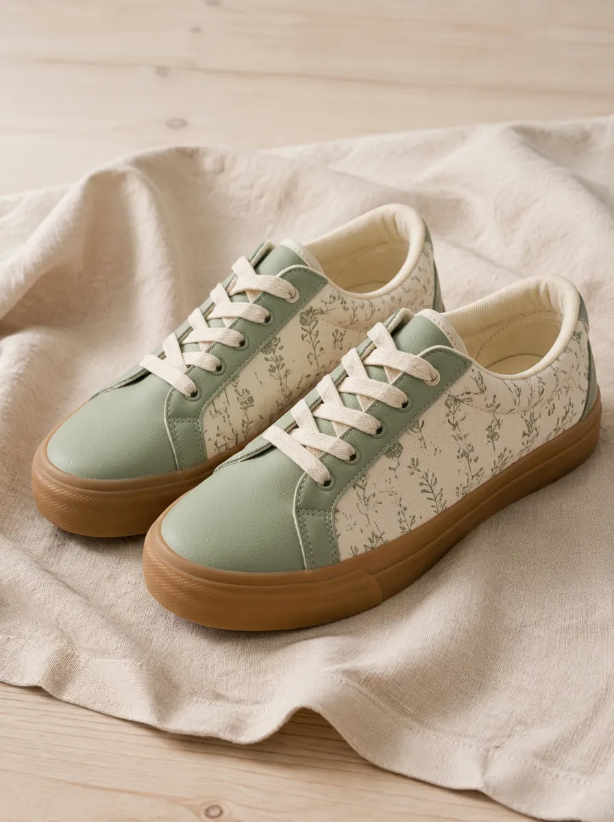 Women's Botanical Floral Playful Edit Skate Shoes