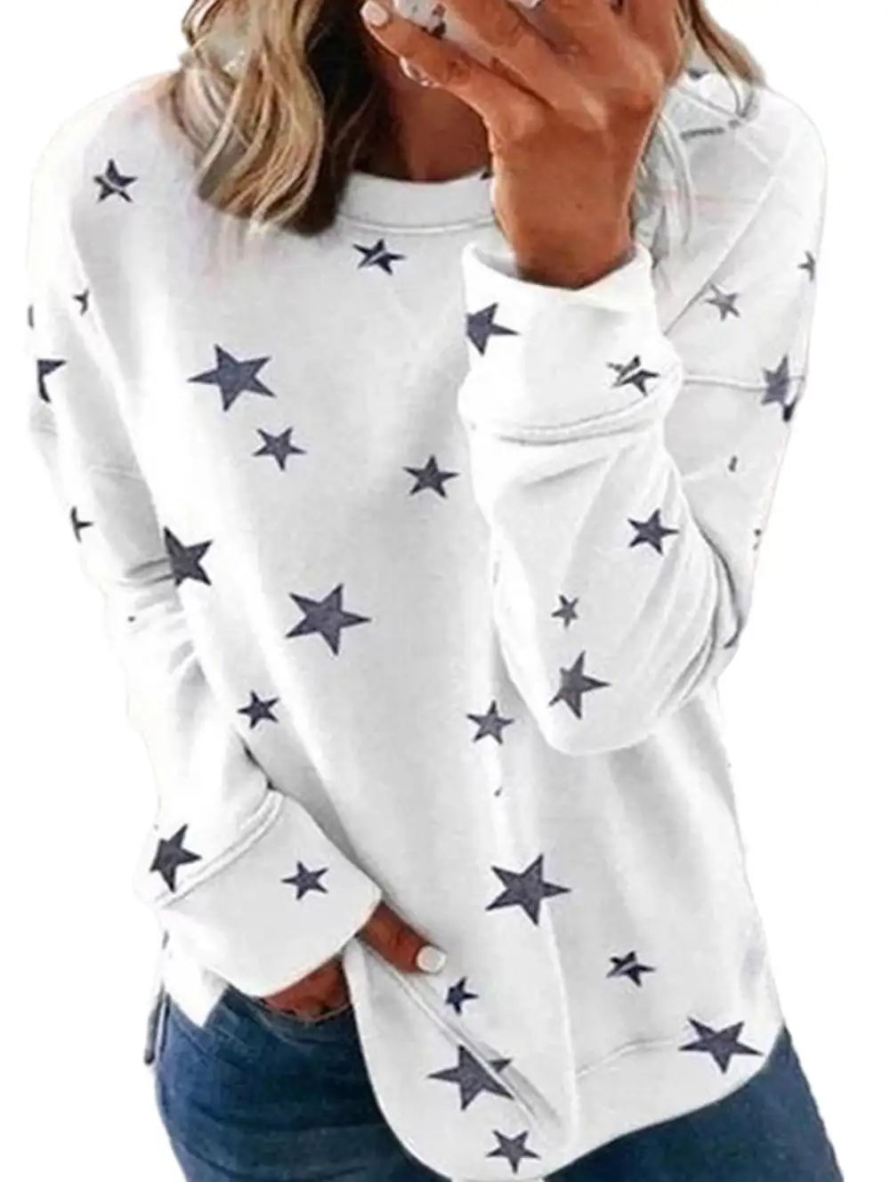Loose Large Size Long-Sleeved Tee