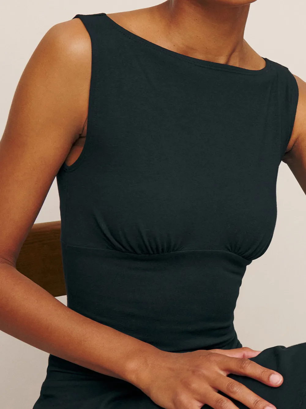 Sleeveless A Line Mini Dress