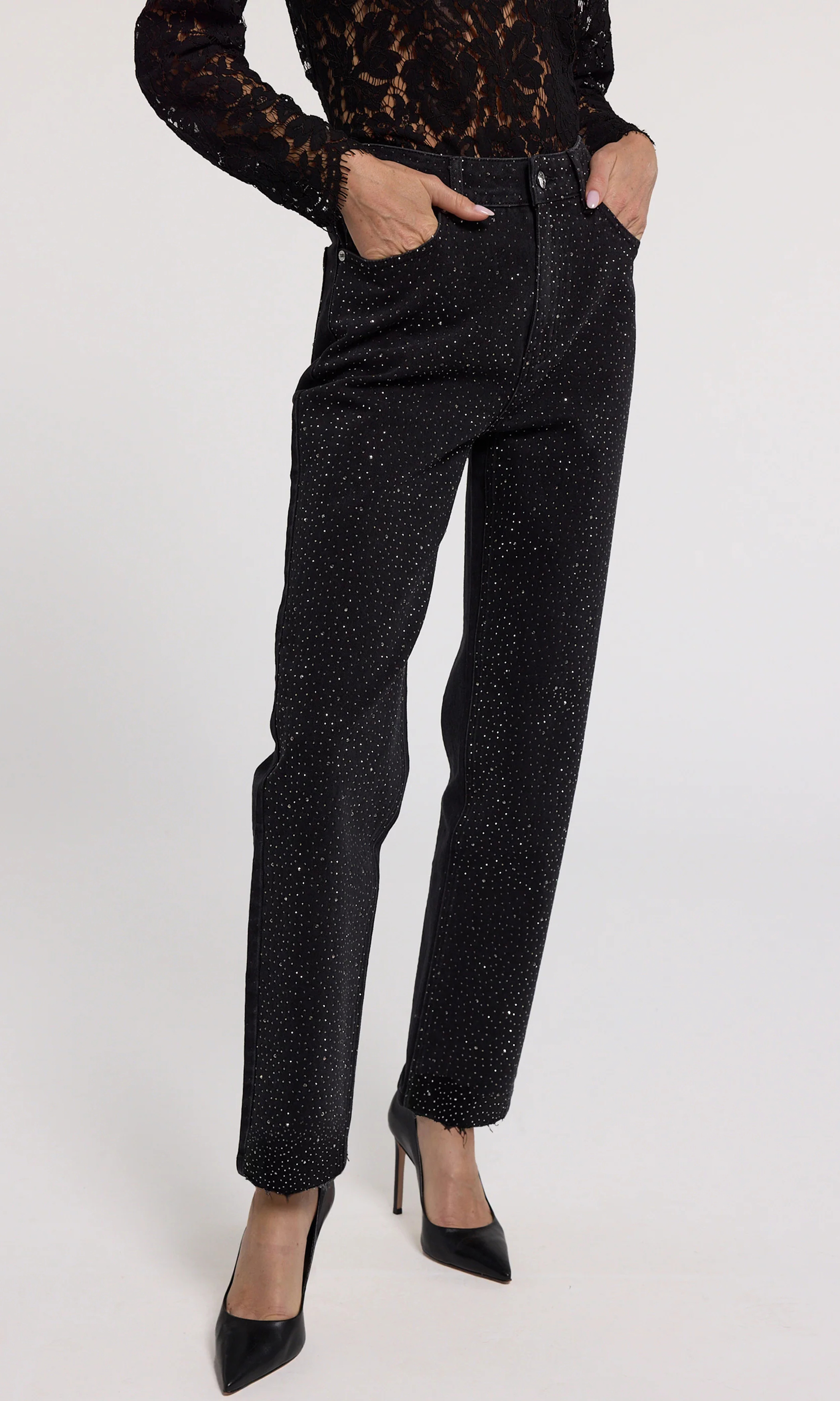 Compact Crystal Jeans