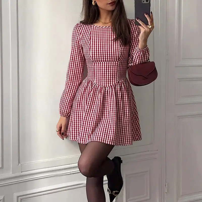 Women's Plaid Dress