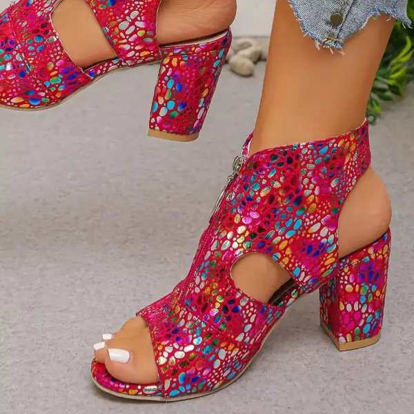 Refined Refined Refined Refined Refined Refined Refined Refined Refined Refined Distinctive Everyday Open Toe Block Heel Sandals