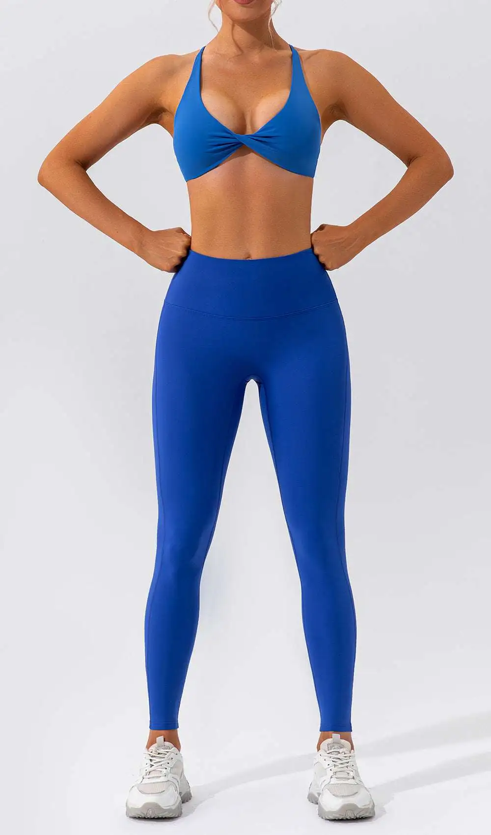 Quick-Dry Backless Bra and Leggings Active Set