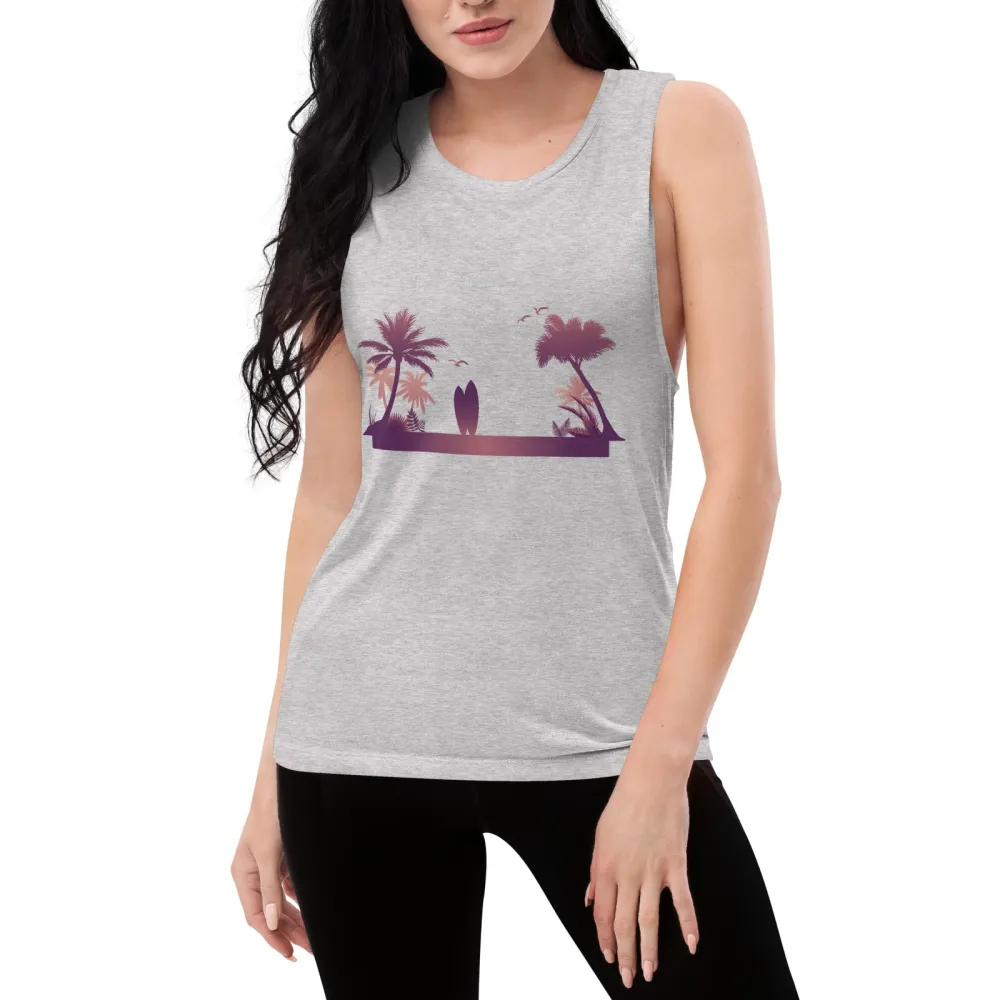 Ladies Muscle Tank Beach Tank Top