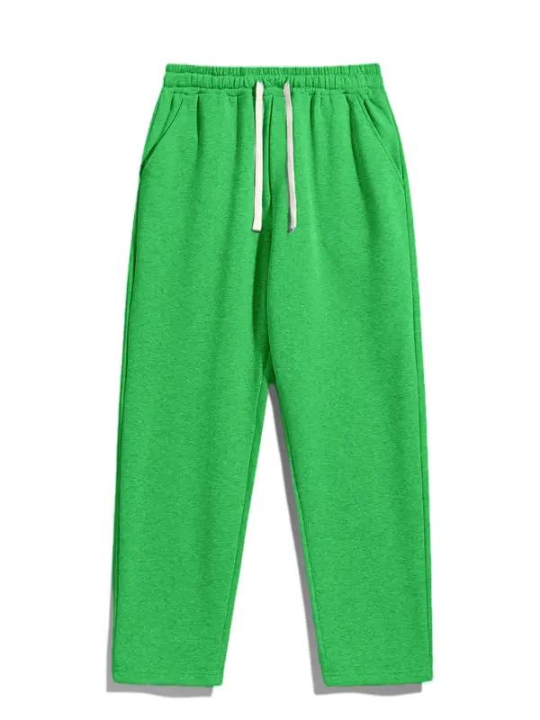 Men’s Regular Fit Solid Drawstring Waist Sweatpants