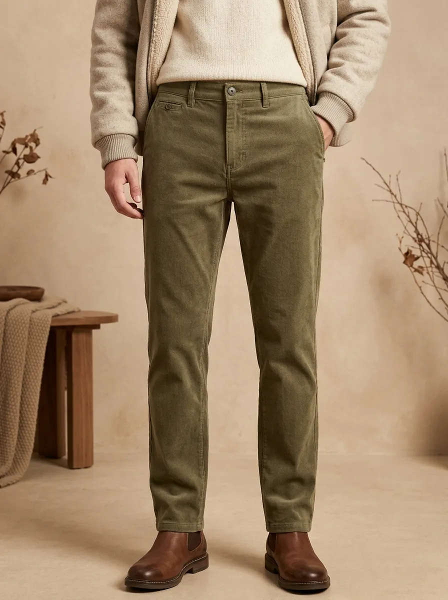 Men's Autumn Winter Modern Corduroy Pants