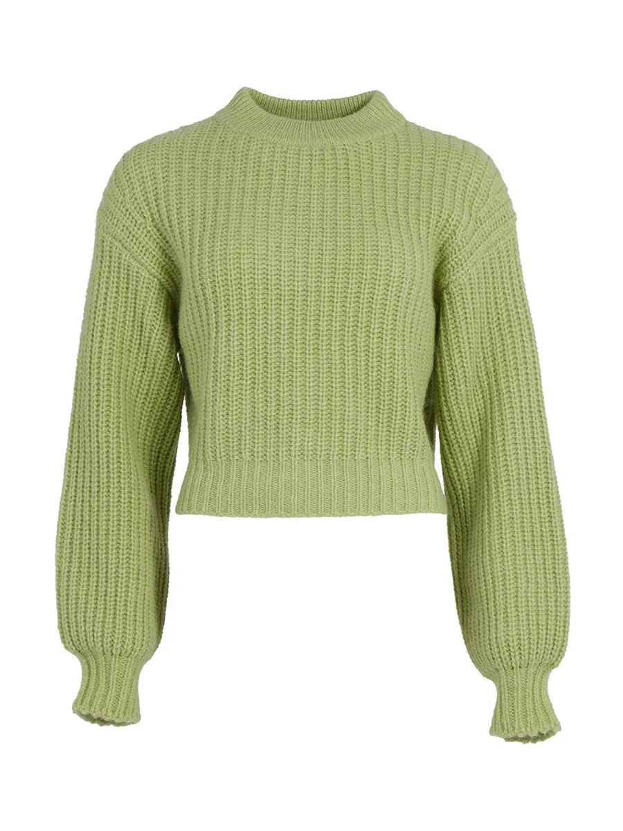 OPEN BACK KNIT SWEATER