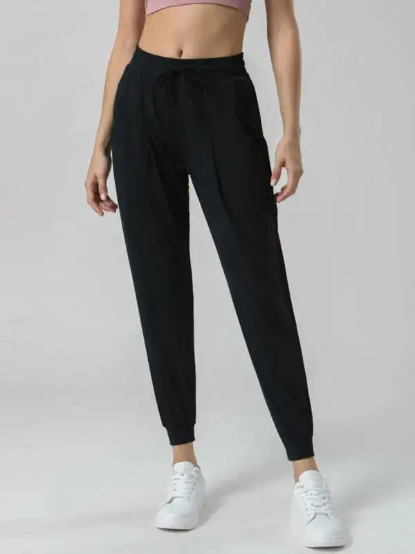 Drawstring Pocketed Sweatpants